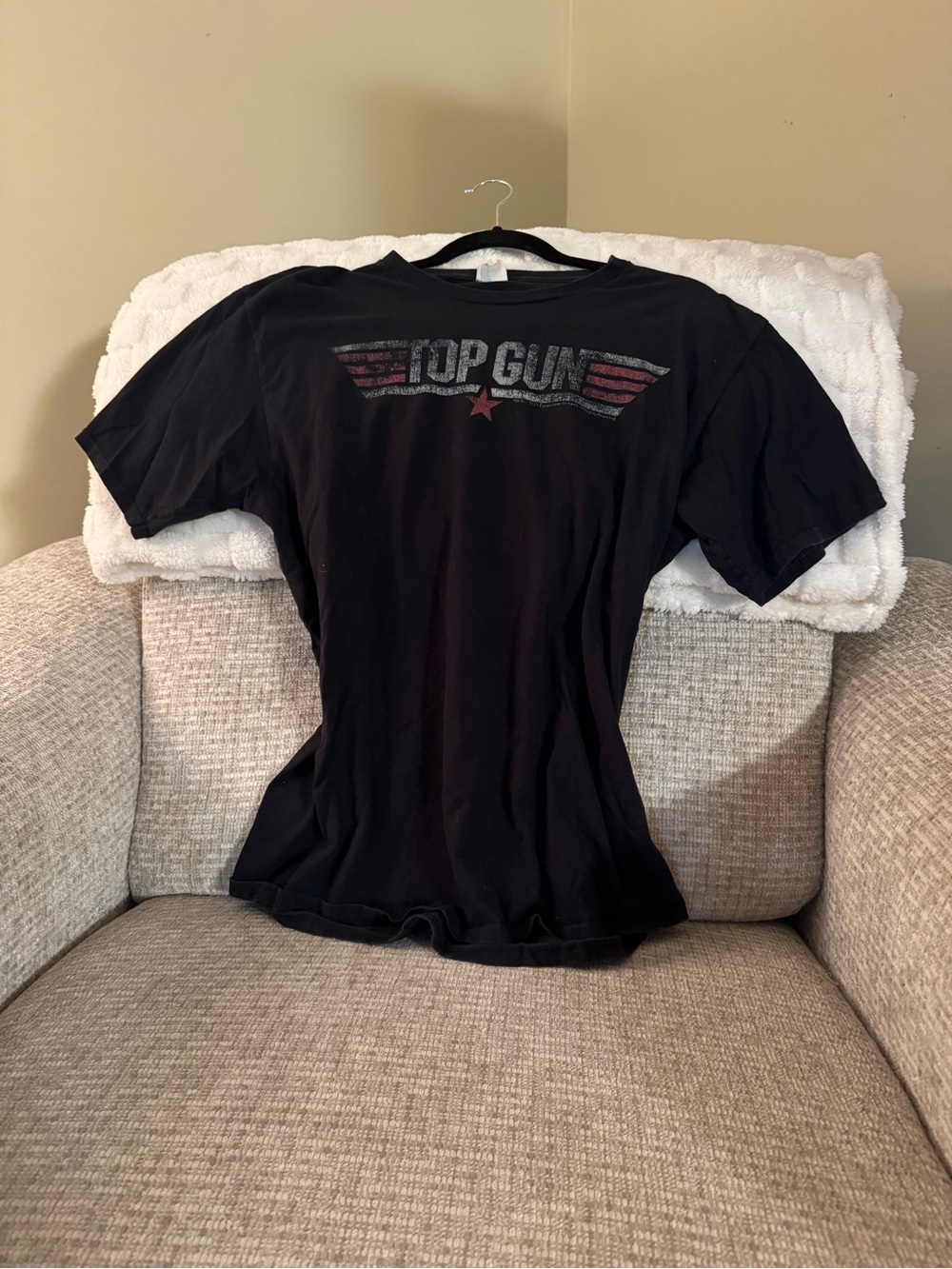 Black Top Gun Graphic Tee